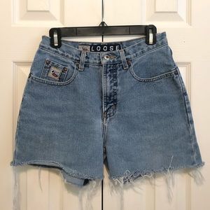 Light Wash Vintage Denim Shorts